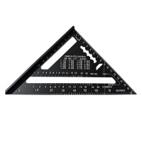 угольник плотницкий 170 мм, 7", алюминиевый, метрический, "maximum" mx 13889 оптом